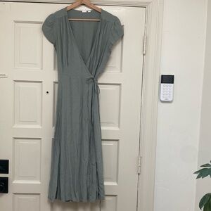 Midi wrap dress